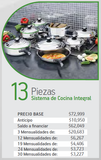 Sistema de cocina Integral marca ROYAL PRESTIGE - 13 piezas