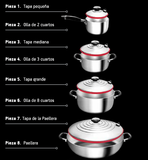 Sistema de cocina Especial marca ROYAL PRESTIGE - 8 piezas