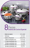 Sistema de cocina Especial marca ROYAL PRESTIGE - 8 piezas